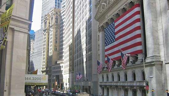 ウォール街：ニューヨーク証券取引所